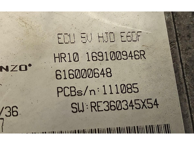 Блок управления двигателем Блок управления 169100946R Dacia Duster II