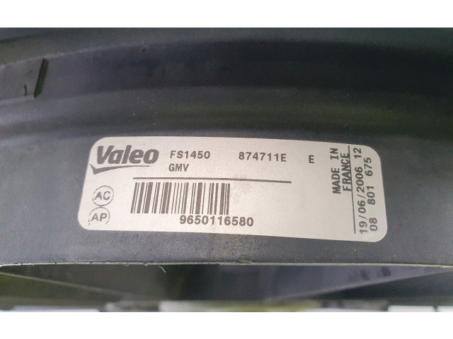 Вентилятор радиатора     1253K2, W0-6053S    Citroen C4 I 