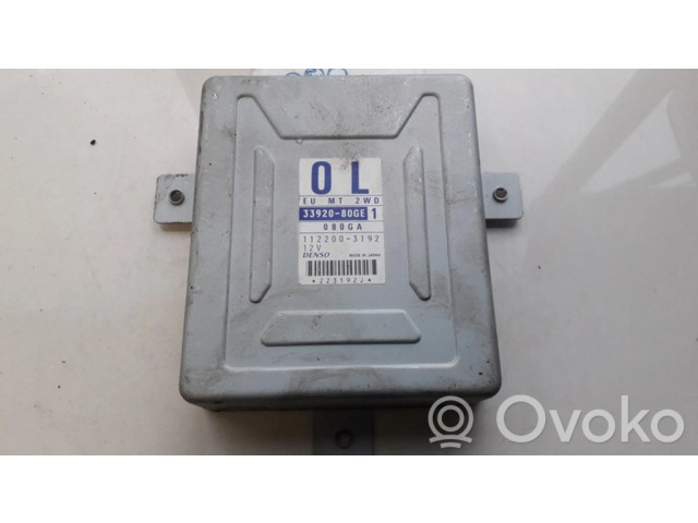 Řídící jednotka 3392080ge, 33920-80ge 112200-3192 Suzuki Ignis 2001