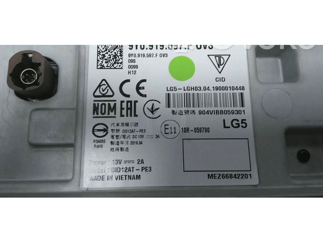 Дисплей 9Y0919597F, 9Y0919597AD Porsche Cayenne (9Y0 9Y3)