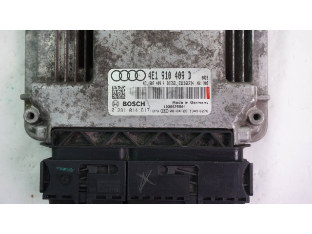 Řídící jednotka 4E1910409D, 0281014617 Audi A8 S8 D3 4E 2008