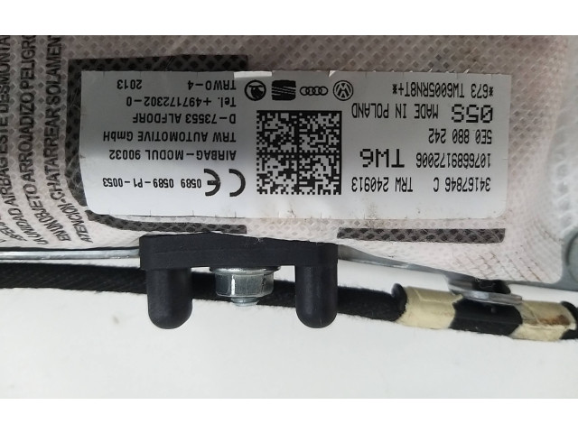Подушка безопасности в сиденье 5E0880242 Skoda Octavia Mk3 (5E)