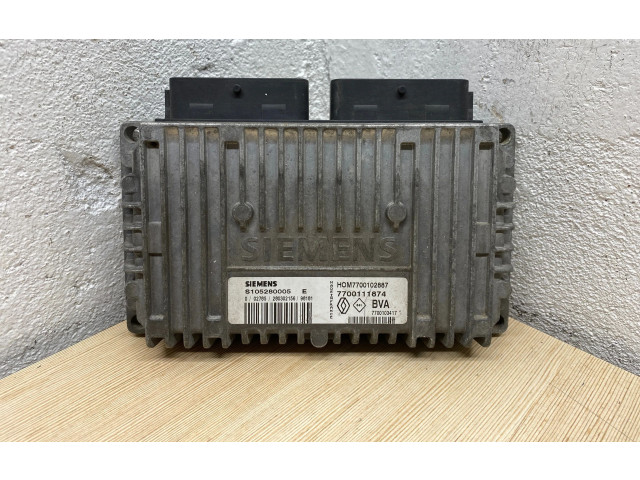 Блок управления коробкой передач 7700111874, S105280005 Renault Clio II