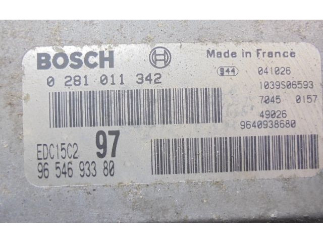 Блок управления двигателем Блок управления 9654693380, 9654693380   Peugeot Expert