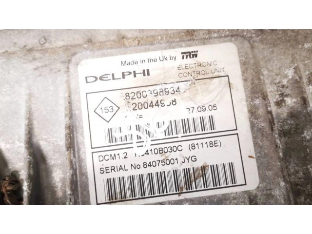 Řídící jednotka 8200398934, 8200449080 Renault Modus 2006