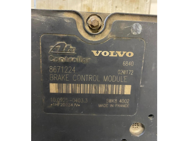 Блок АБС P08671225, 112222 Volvo S60 2001 - 2004 года