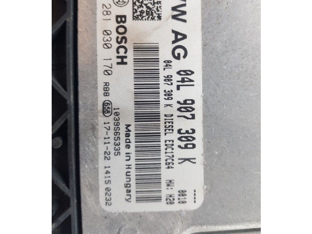 Блок управления двигателя 0281030170, 04L906016HE   Volkswagen Caddy