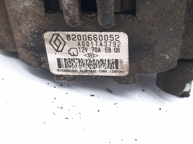 Генератор 8200660052, A001TA3792 Dacia Logan VAN 1.6