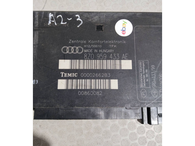 Блок комфорта 8Z0959433AE, 00860082 Audi A2