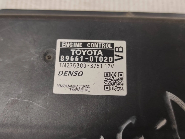 Блок управления двигателя 896610T020, TN2753003751   Toyota Venza