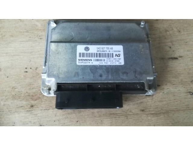 Блок управления коробкой передач 0AD927755AB Volkswagen Touareg I
