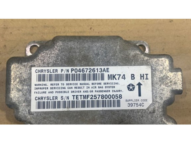 Блок подушек безопасности P04672613ae, MK74   Jeep Patriot