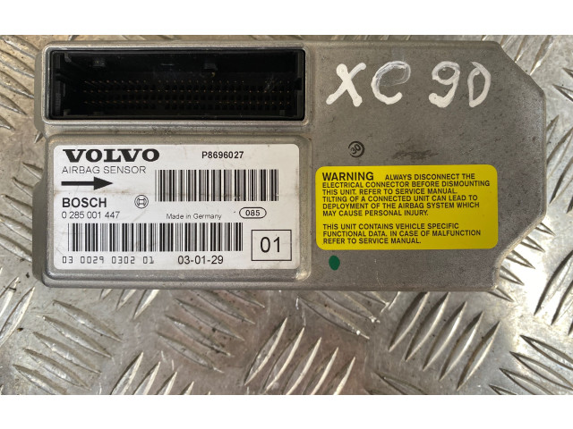 Блок подушек безопасности P8696027, 0285001447   Volvo XC90