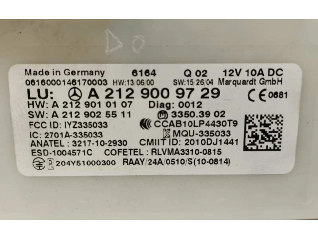 Блок управления A2129009729 Infiniti QX30