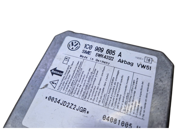 Блок подушек безопасности 1C0909605A, 5WK43122 Volkswagen Transporter - Caravelle T5