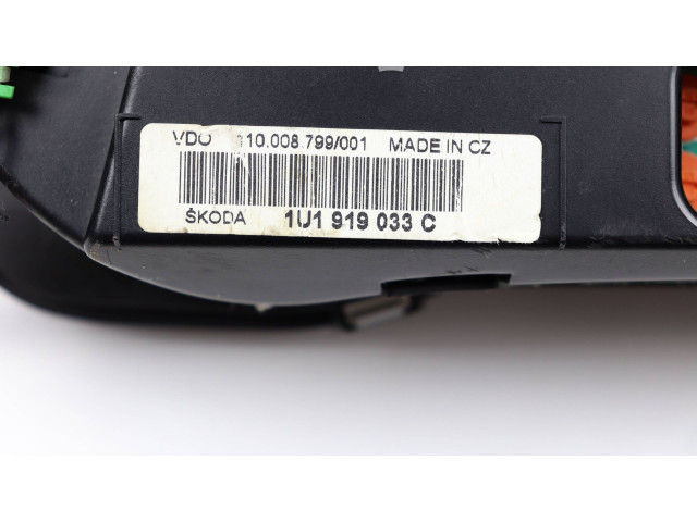 Панель приборов 1U1919033C Skoda Octavia Mk1 (1U)