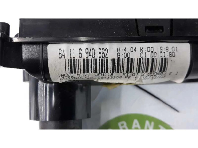 Блок управления климат-контролем 64116940862 Mini One Cooper R50 53