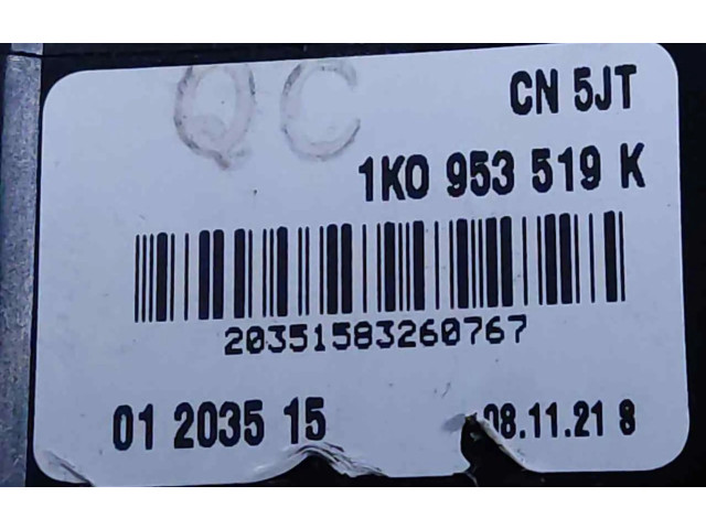 Переключатель дворников 1K0953519K   Volkswagen Jetta V