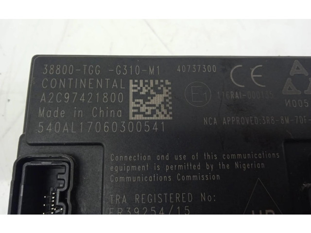 Pojistková skříňka Блок управления двигателя 38800TGGG310M1 Honda Civic