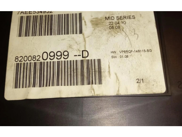 Přístrojová deska Renault Clio III 2010 8200820999D