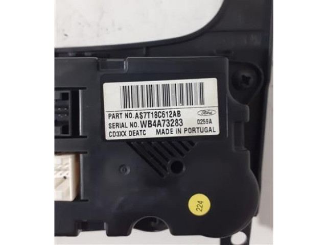 Блок управления климат-контролем s7t18c612ab Ford S-MAX