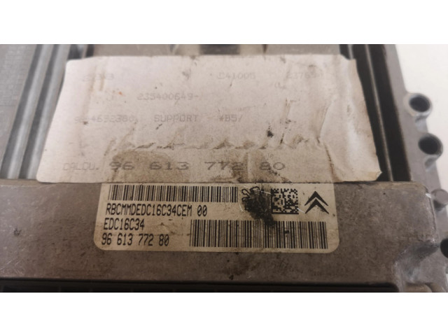 Řídící jednotka 9661377280, EDC16C34 Citroen C4 I 2007