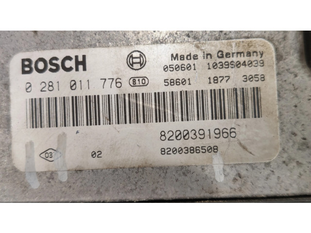 Řídící jednotka 0281011776, 8200391966 Renault Scenic II - Grand scenic II 2004