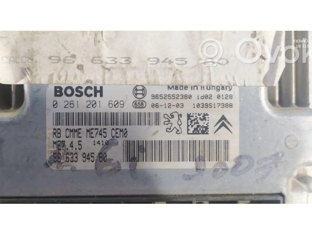 Блок управления двигателя 0261201609 Citroen C4 I