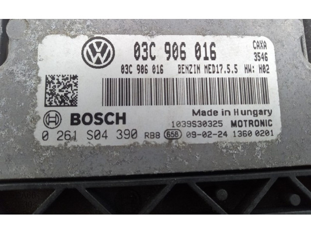 Блок управления впрыском 03C906016, 0261S04390   Volkswagen Golf Plus