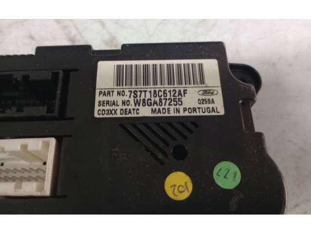 Блок управления климат-контролем 7S7T18C612AF   Ford S-MAX