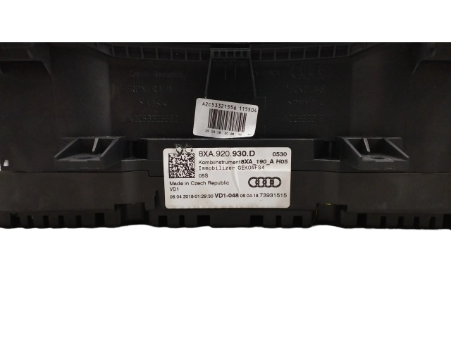 Панель приборов 8XA920930D, A2C99999000   Audi A1       