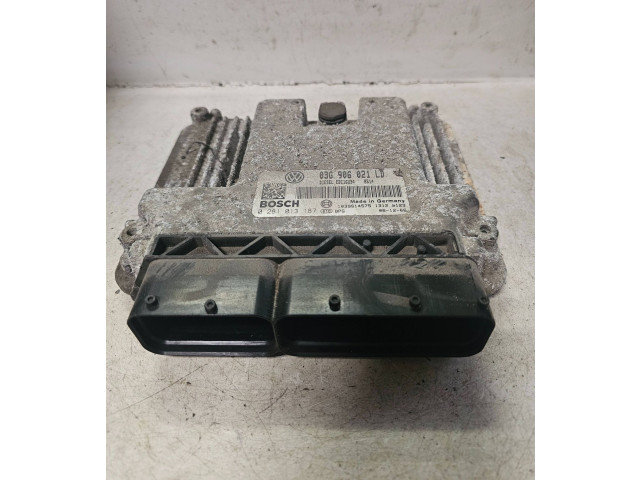 Блок управления двигателя 03G906021LD, 1039S14575 Skoda Octavia Mk2 (1Z)