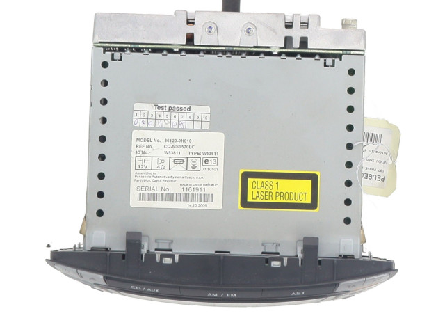 Поршень Радио/ проигрыватель CD/DVD / навигация 384F_CFA 6564K6  Peugeot 107  