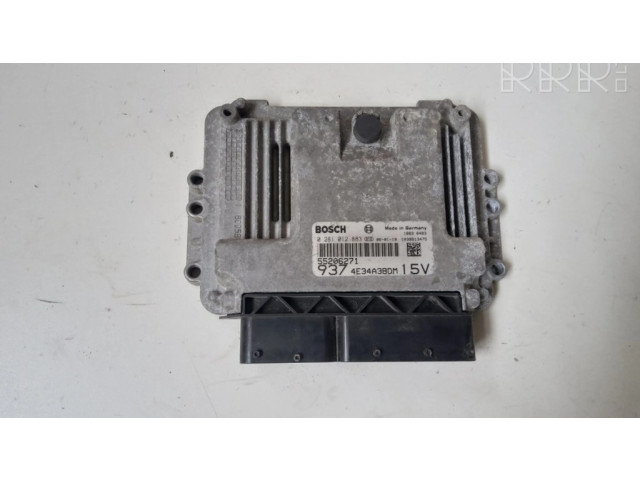 Блок управления двигателя 4E34A3BDM, 0281012883   Alfa Romeo GT