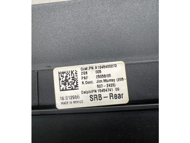 Блок предохранителей A1645400272, 15454741   Mercedes-Benz ML W164    