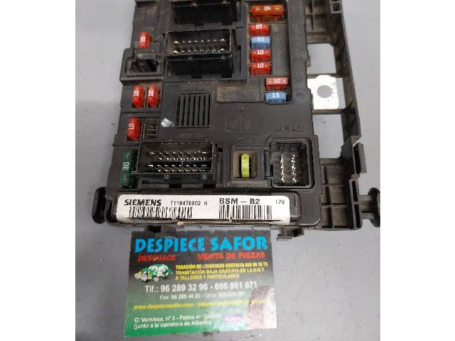 Pojistková skříňka Řídící jednotka BSM BSMB2T118470002H Citroen Berlingo 1999