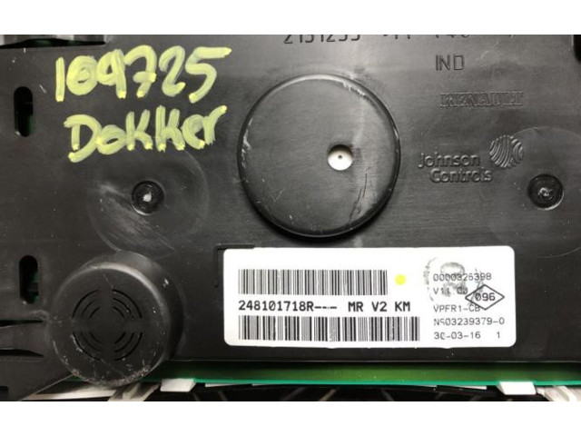 Панель приборов 248101641R, 248101641R Dacia Dokker