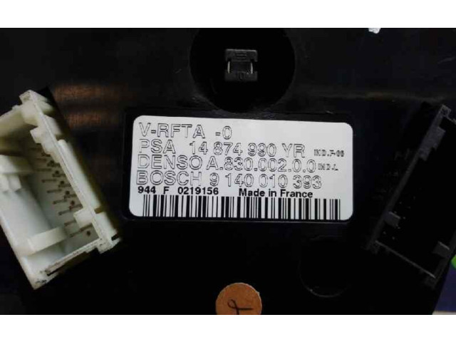 Модуль блока управления кондиционером 14874990YR, A83000200   Citroen C8