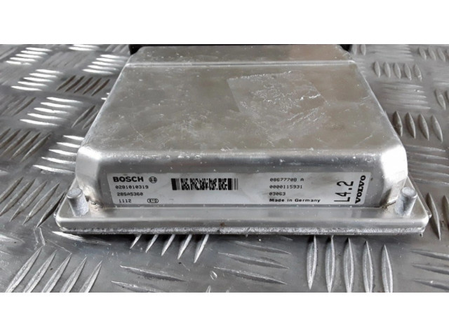 Řídící jednotka 0281010319, 08677708A Volvo S60 2003
