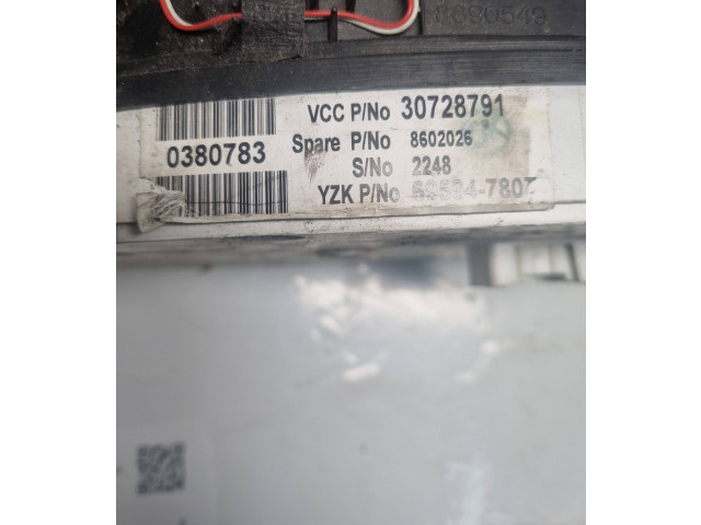 Панель приборов 8602026, 30728791 Volvo V70