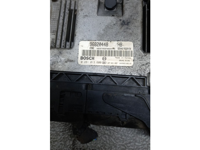 Блок управления двигателем Блок управления Chevrolet Nubira