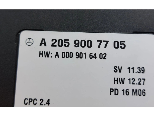 Блок управления коробкой передач A2059007705, A0009016402 Mercedes-Benz GLC X253 C253