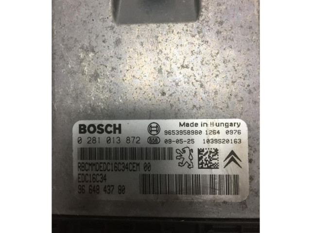 Řídící jednotka 194329, 194329 Citroen Berlingo 2009