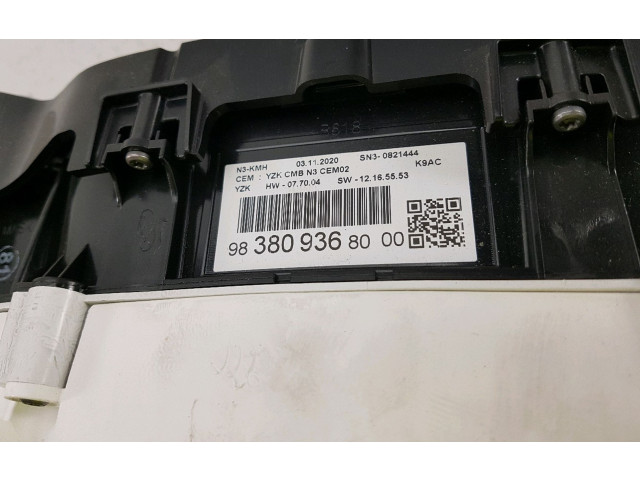 Přístrojová deska  Citroen Berlingo 2021 9838093680  