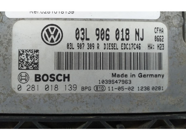 Řídící jednotka 0281018139 Volkswagen Caddy 2011