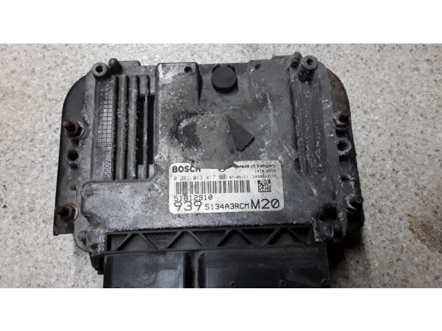 Блок управления двигателя 0281013417, 51812910 Alfa Romeo 159