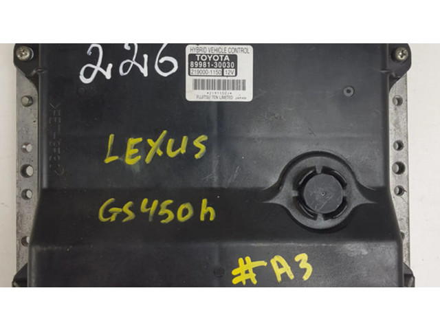 Řídící jednotka 8998130030, 2190001150   Lexus GS 300 350 430 450H 2006