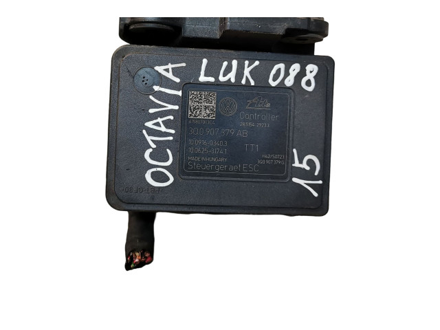 Блок АБС 3Q0907379AB, 3Q0614517AB Skoda Octavia Mk3 (5E) 2013 - 2019 года