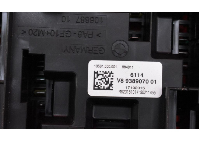 Блок предохранителей  9389070, 9389070   BMW Z4 E89    