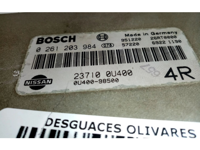 Řídící jednotka 0261203984, 99B7096800078 Nissan Micra C+C 1996